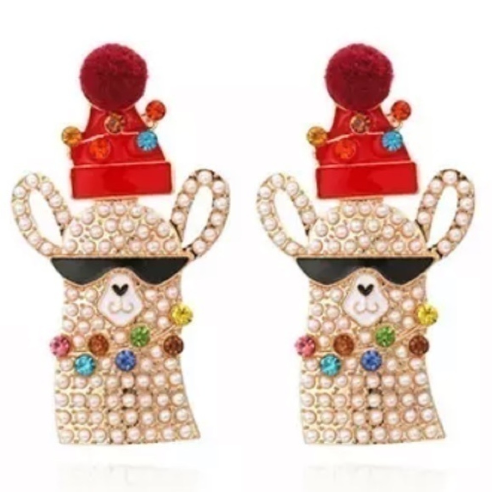 Llama Drop Earrings